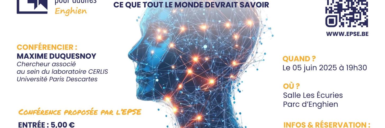 Conférence - L'IA au quotidien - proposé par l'EPSE