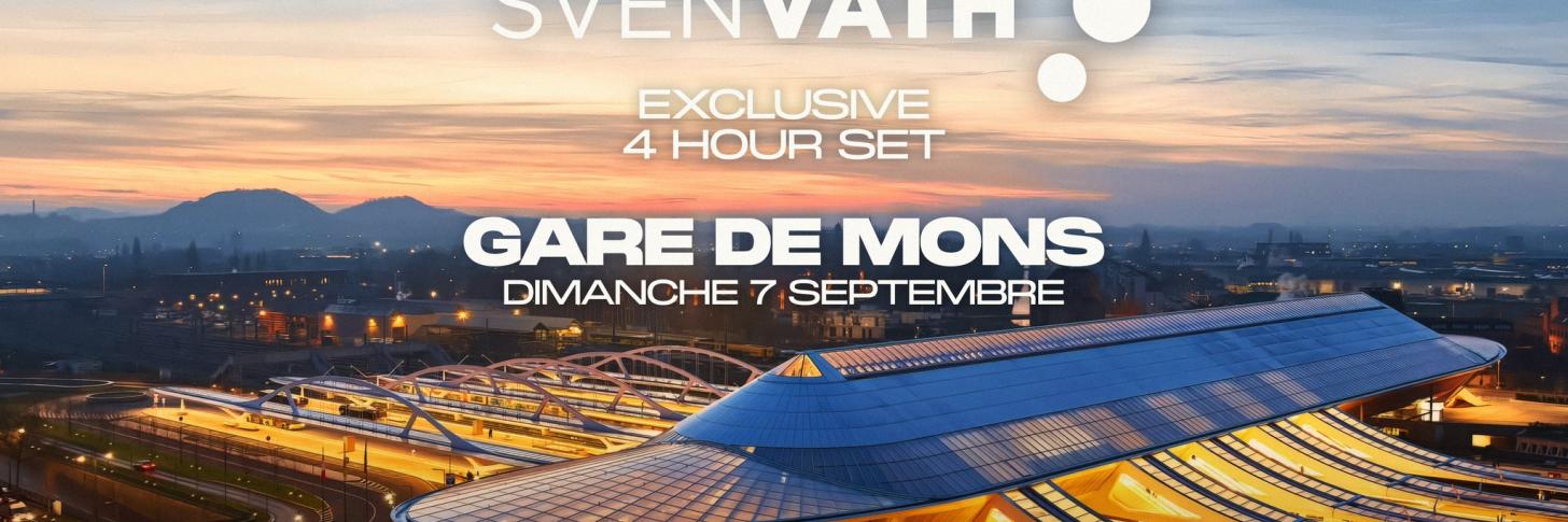 Sven Väth - Gare de Mons - Plein Air