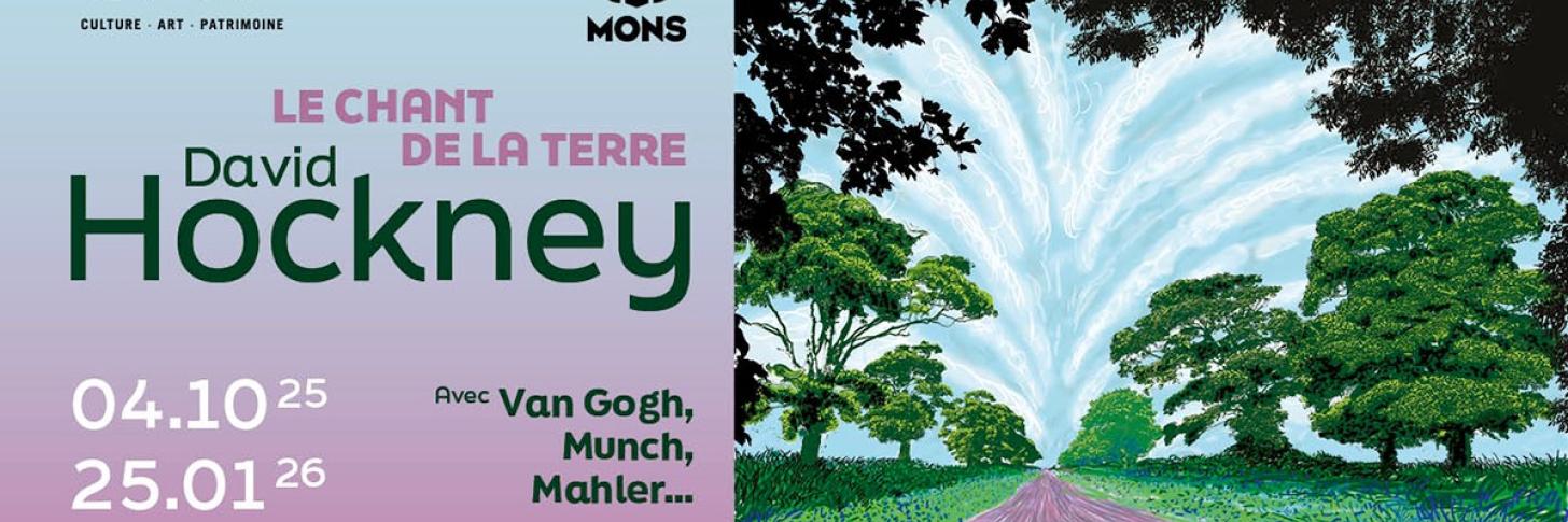 EXPO David Hockney" Le Chant de la Terre" au CAP à Mons 