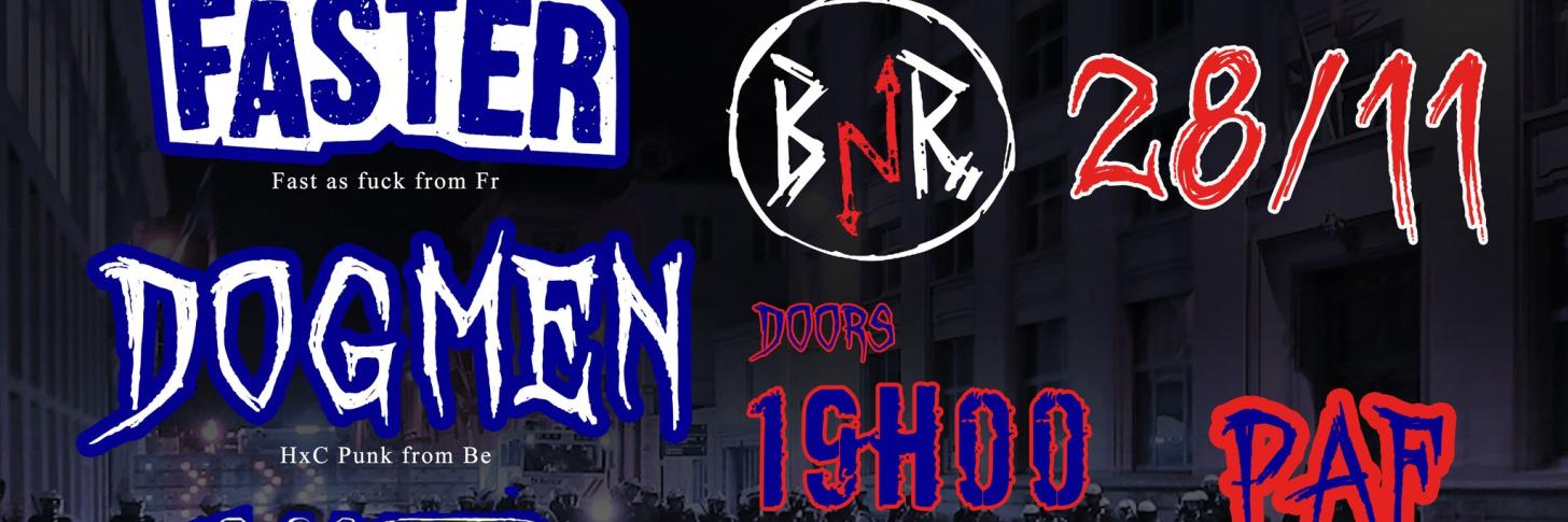 Jodie Faster (FR)/ Dogmen (BE) / Marto (FR) - Punk HxC