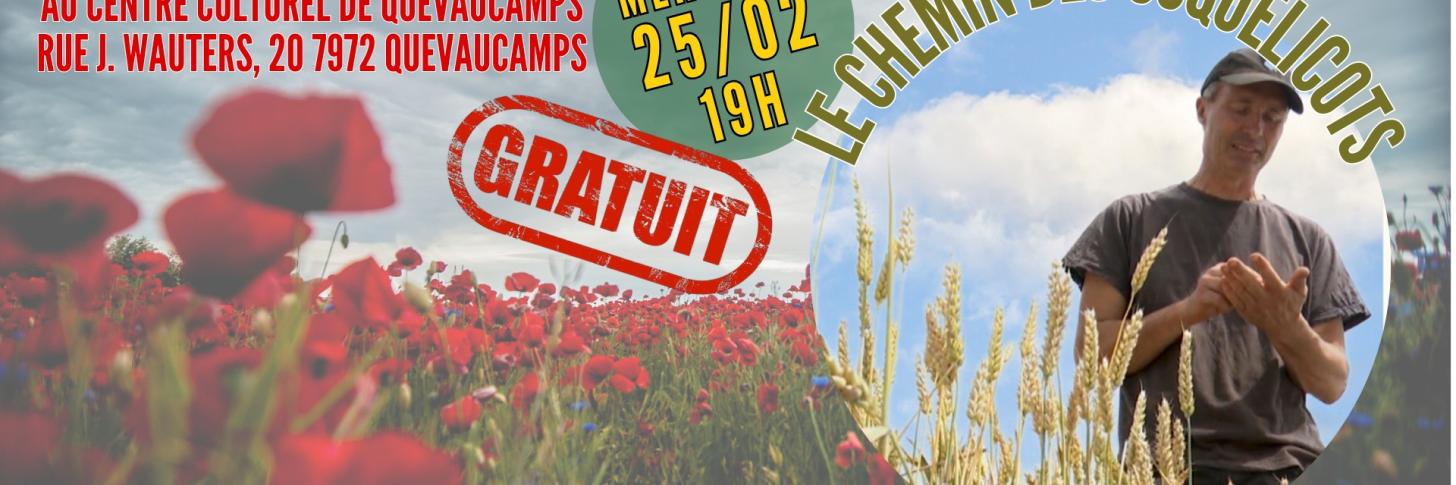 Cin&eacute;/D&eacute;bat - Le chemin des Coquelicots 