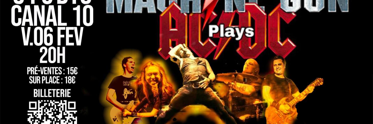 Machine Gun plays AC DC