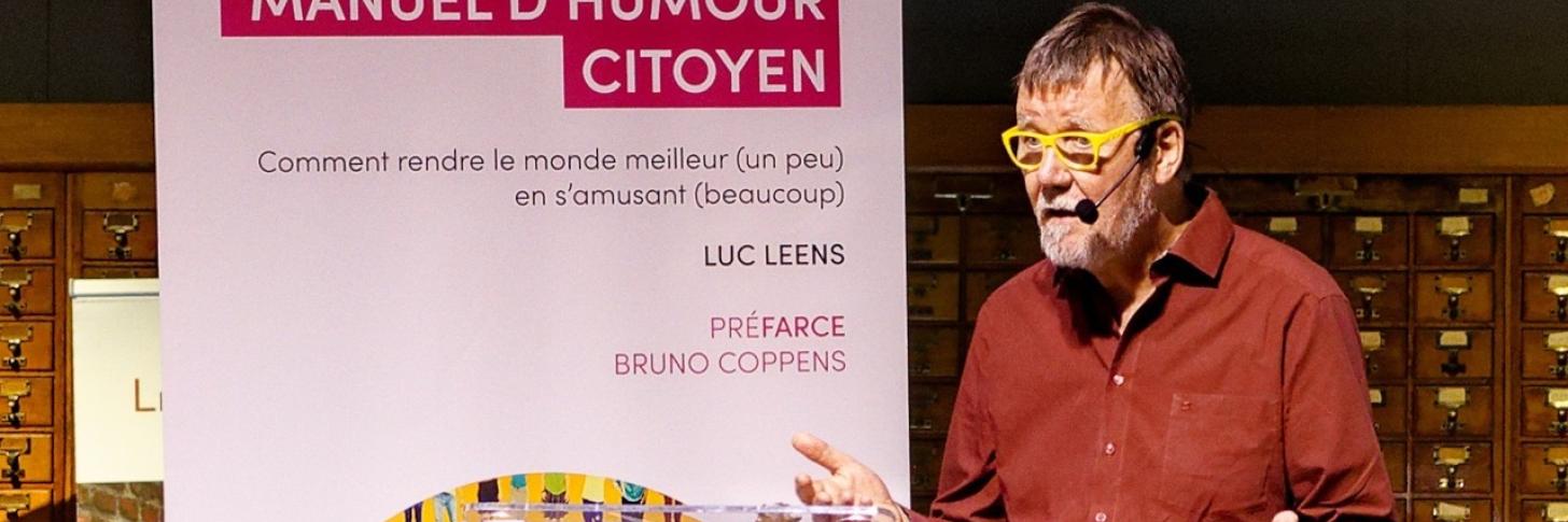 Luc Leens au Mundaneum