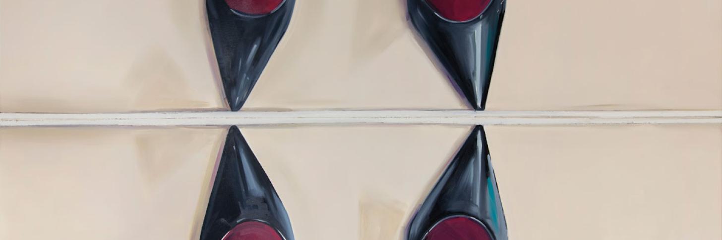 Shoes & Shoes, huile sur toile, 180 x 280 cm, 2025
