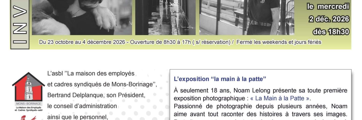 Vernissage de l'exposition "La main &agrave; la patte" - photos de Noam LELONG