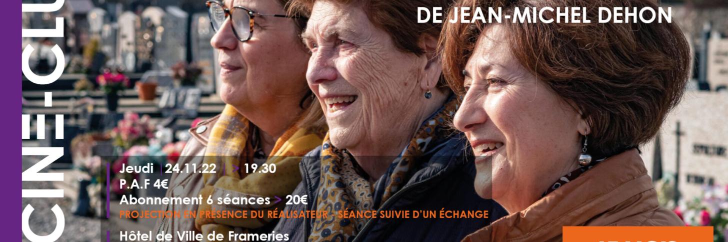 | Centre culturel de Frameries - CINÉ-CLUB 24.11.22 - Addio addio amore de Jean-Michel Dehon