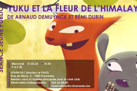 Ciné-Club Jeune public - " Yuku et la fleur de l'Himalaya "de Arnaud DEMUYNCK et Rémi DURIN