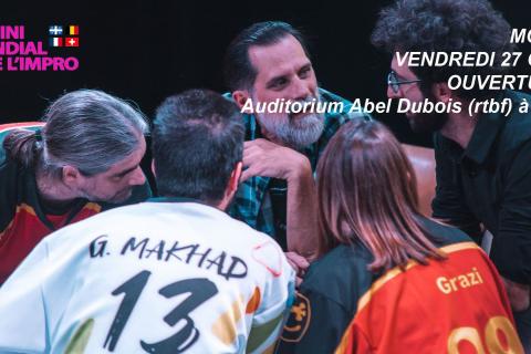 12e MINI MONDIAL DE L'IMPRO (Jour 1) : MONS - OUVERTURE, Abel Dubois (RTBF)