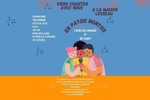 Atelier - Viens chanter avec nous en patois montois. Cours de langage et de chant