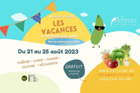 Ateliers créatifs // ' Les vacances de Madame Courgette'