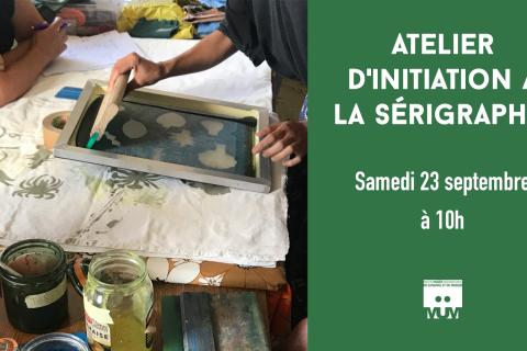 Atelier d'initiation à la sérigraphie