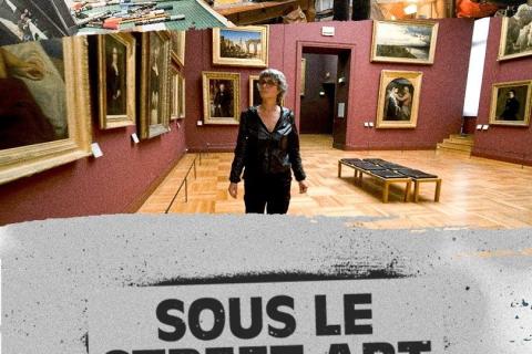 Affiche du film "Sous le Street-Art, Le Louvre" de Frédéric Bouquet