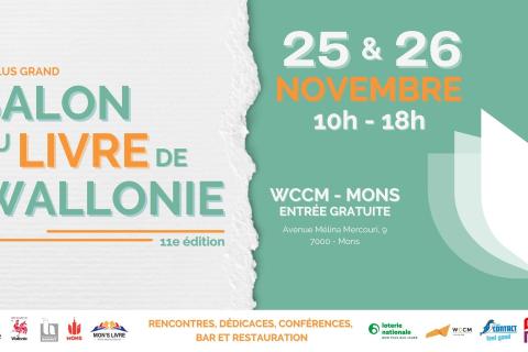 11e Salon du livre de Wallonie à Mons