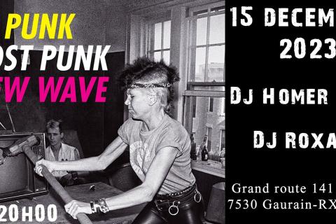 Soirée Post-Punk / New-Wave With Dj Roxanne and Dj Homer