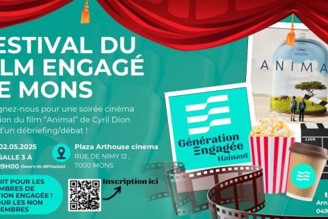 Festival du Film Engagé de Mons - Génération Engagée Hainaut