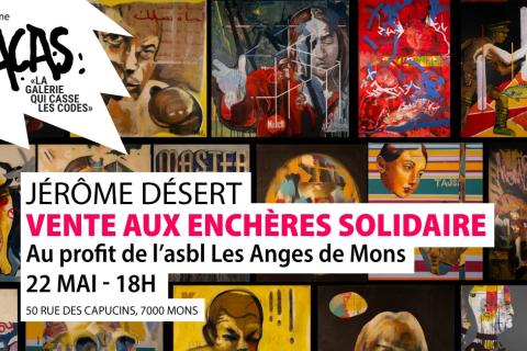 Vente aux enchères solidaire – Œuvres de Jérôme Désert