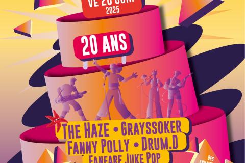 Affiche du festival J'veux du Soleil