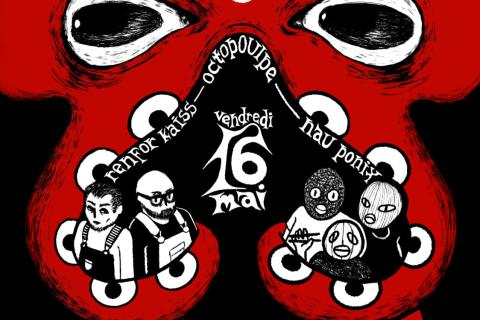 Mask & Dungarre Night: OCTOPOULPE - RENFOR KAISS - NAU PONIX en concert à LaFaune