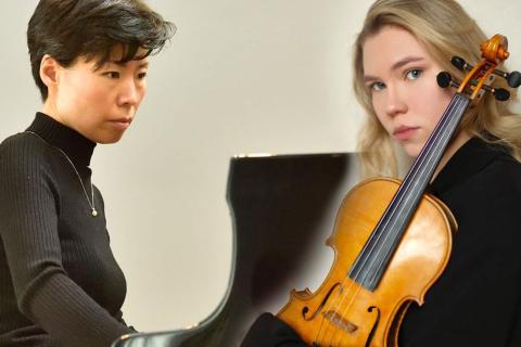 Arrivée d’Ukraine en 2022, la violoniste Kateryna Lastochkina termine actuellement un parcours brillant au sein du Conservatoire royal de Mons dans les classes de Kremena Oksenkrug et Wibert Aerts. Lauréate de plusieurs concours ukrainiens et internationaux, elle a déjà eu l'opportunité de jouer avec l'Orchestre philharmonique de Bruxelles, le Young Belgium Strings, le Young Brussels Philharmonic, l'Orchestre Royal de Chambre de Wallonie et le Nuove Musiche. Pour cette soirée à la Chapelle des FUCaM, elle e
