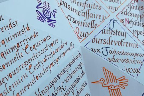 Atelier typographie/calligraphie