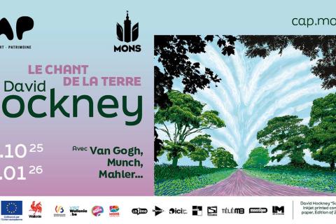 EXPO David Hockney" Le Chant de la Terre" au CAP à Mons 