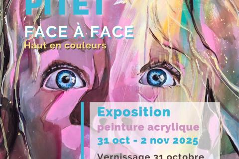 "Face à Face" Haut en couleurs Expo Corinne Pitet