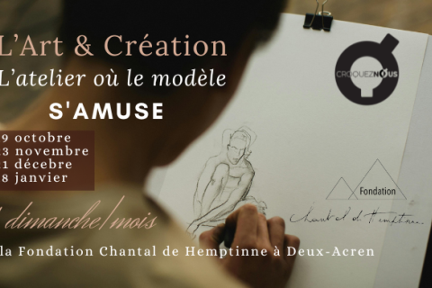 L'art & création à Deux-Acren modèle vivant