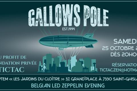 affichage : Gallows Pole en concert pour la Fondation TicTac