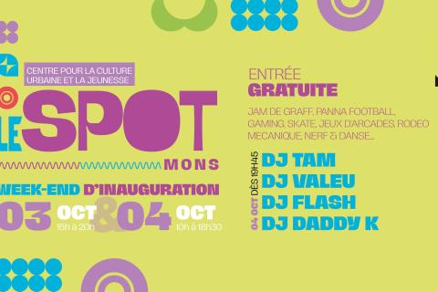 Le spot Mons inauguration du 03 et 04 octobre 2025