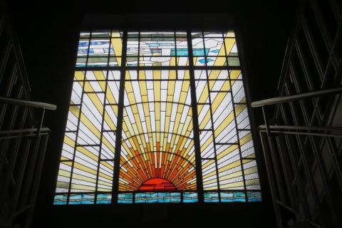 Joli vitrail art déco