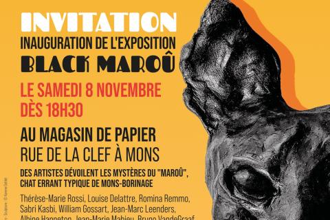Black Maroû à Mons : inauguration
