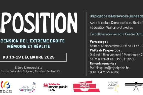 Exposition "ascension de l'extrême droite - mémoire et réalité"
