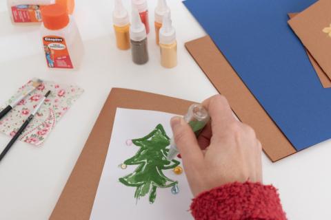 Atelier carte de voeux