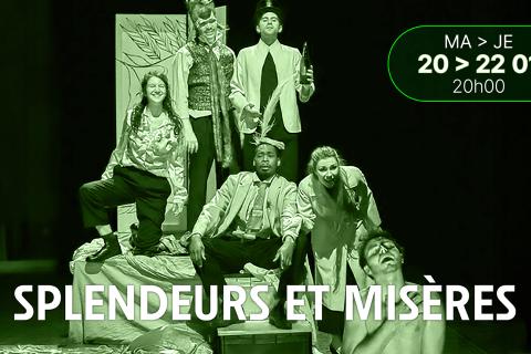 🎭 Splendeurs et misères / Le Théâtre des évadés / Paul Platel et Laure Sauret 