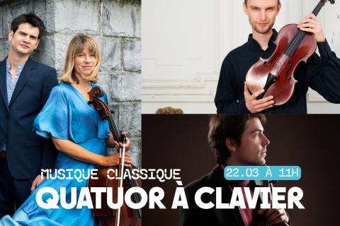 Spectacle musique classique : Quatuor &agrave; clavier