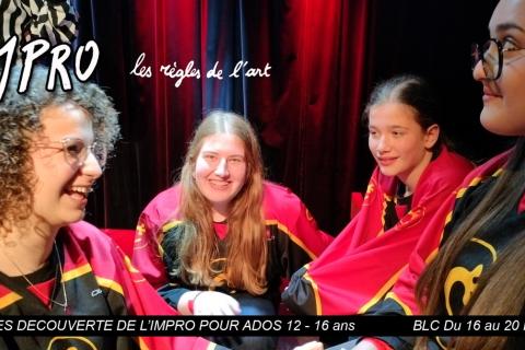 BRAINE LE COMTE IMPRO STAGE ADOS 12-16 ans Carnaval (semaine 1)