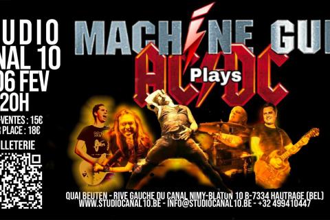 Machine Gun plays AC DC