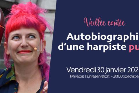 Veillée contée Autobiographie d’une harpiste punk