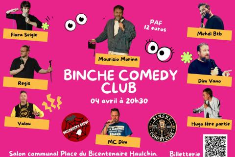 🎃✨ Le Binche Comedy Club d&eacute;barque &agrave; Haulchin ! 🎤😂