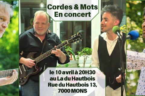 Cordes & Mots, duo de spoken-word &agrave; LA Du Hautbois