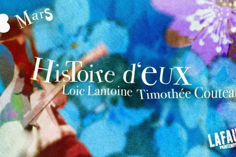 Histoire D'Eux en concert &agrave; La Faune avec Loic Lantoine et Timoth&eacute;e Couteau