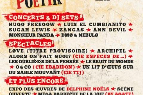 Event banner F&ecirc;te Po&eacute;tique, Populaire et Radicalement Conviviale