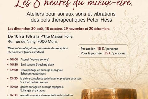 Un dimanche pour soi autour de l'univers du son et des vibrations co-organis&eacute; avec la p'tite maison folie