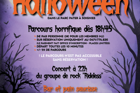 Halloween &agrave; la MJ de Soignies