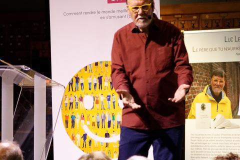 Luc Leens au Mundaneum