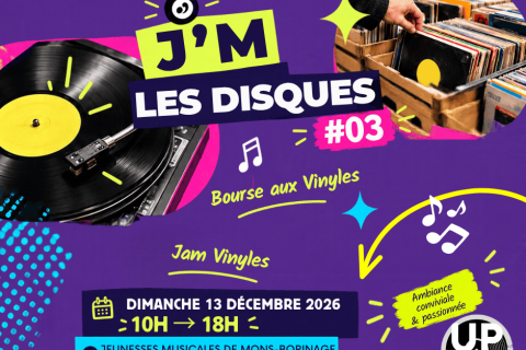 J'M les Disques #03 - Bourses et Jam Vinyles - 13/12/26