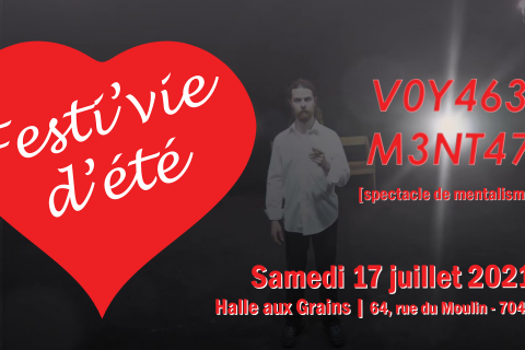 V0Y463 M3NT47 - spectacle de mentalisme
